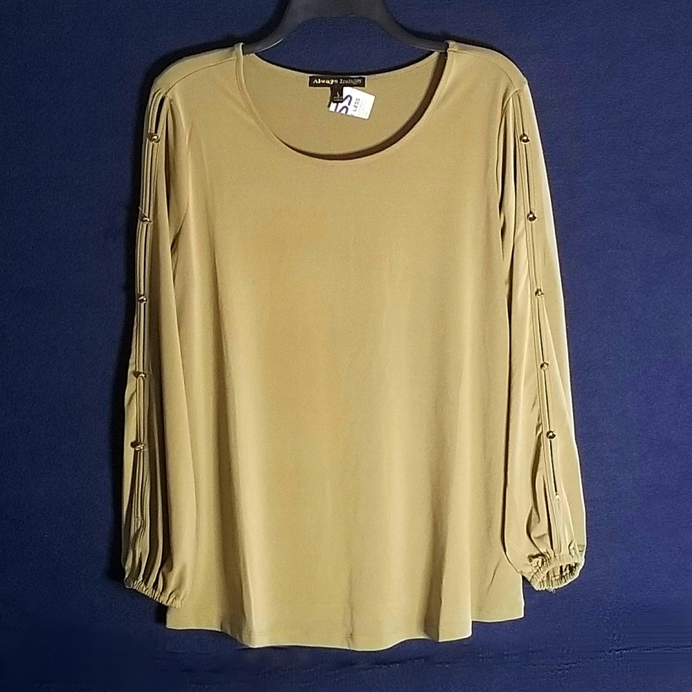 Always Indigo Women's Relaxed Fit Top